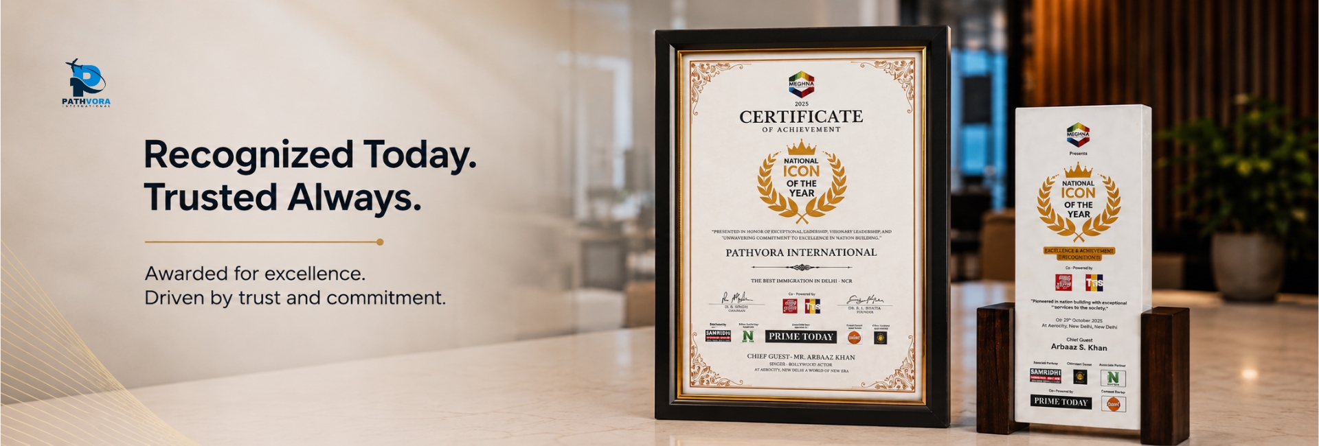 Pathvora Trust Award Banner